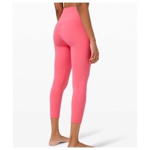 Lululemon Align High-Rise Pant 25 Guava Pink W5CTCS Nulu Leggings Womens Size 6